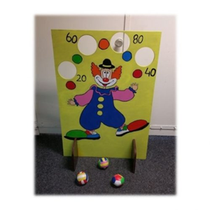 Ballen gooien clown 01